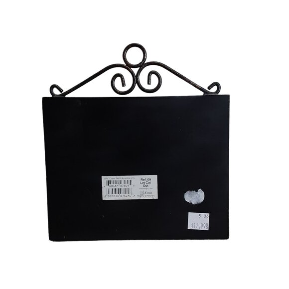 History & Heraldry 3D Resin Wall Hanging Don't Let The Cat Out No Matter What - Picture 2 of 2